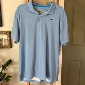 Men’s Nike Dri-Fit Polo | Size XL | Blue Short Sleeve Golf Shirt